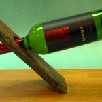 Pallet Wood Wine Balancer - Dark Walnut